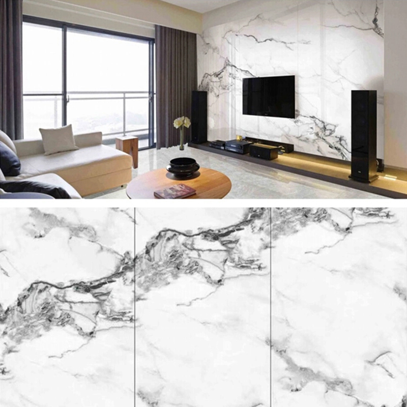 1220 × 2800 mm PVC mramorová doska potiahnutá UV žiarením pre nábytok a skrinky Ľahká a odolná dekorácia Laminovaný plastový nástenný panel