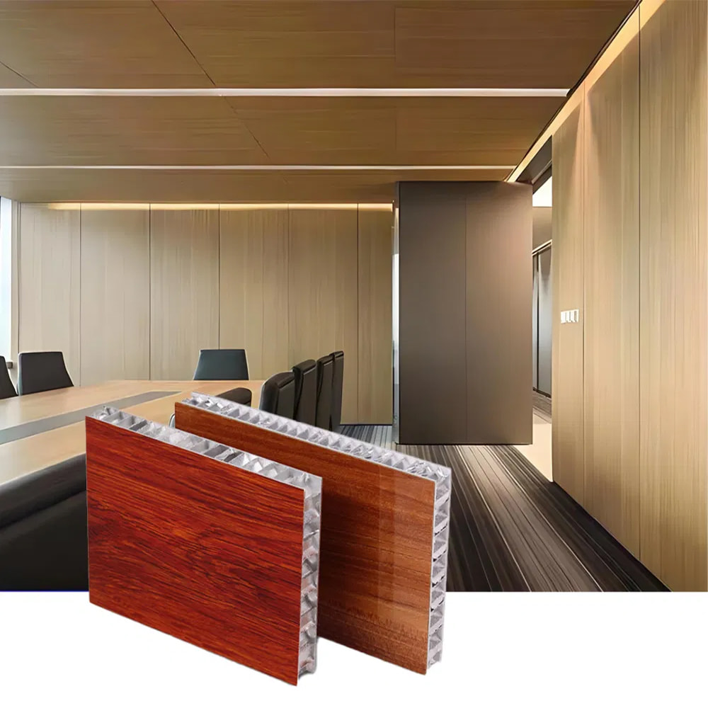 18 mm hliníkové voštinové panely pre skrinky a kuchynské dvierka Továreň na hliníkové voštinové panely