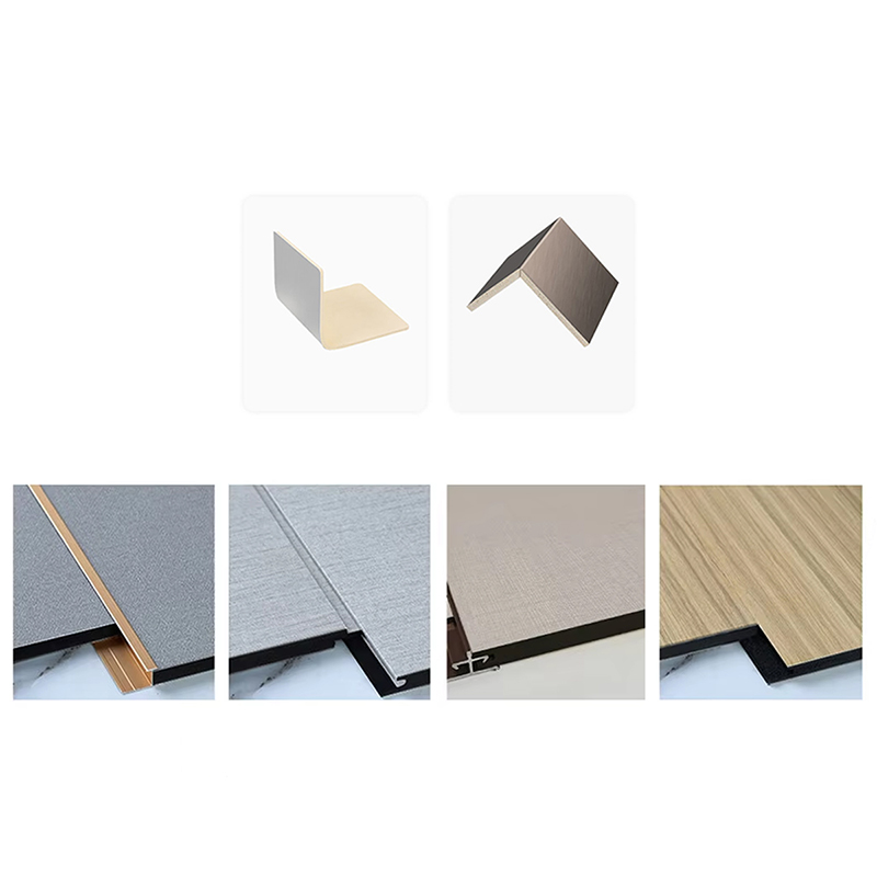 Ľahký PVC uhlíkový krištáľový plech s vysokou hustotou proti poškriabaniu, hrúbka 5 mm – 8 mm pre komerčné hotelové kúpeľňové dekorácie Ohňovzdorný odolný nástenný panel triedy B1