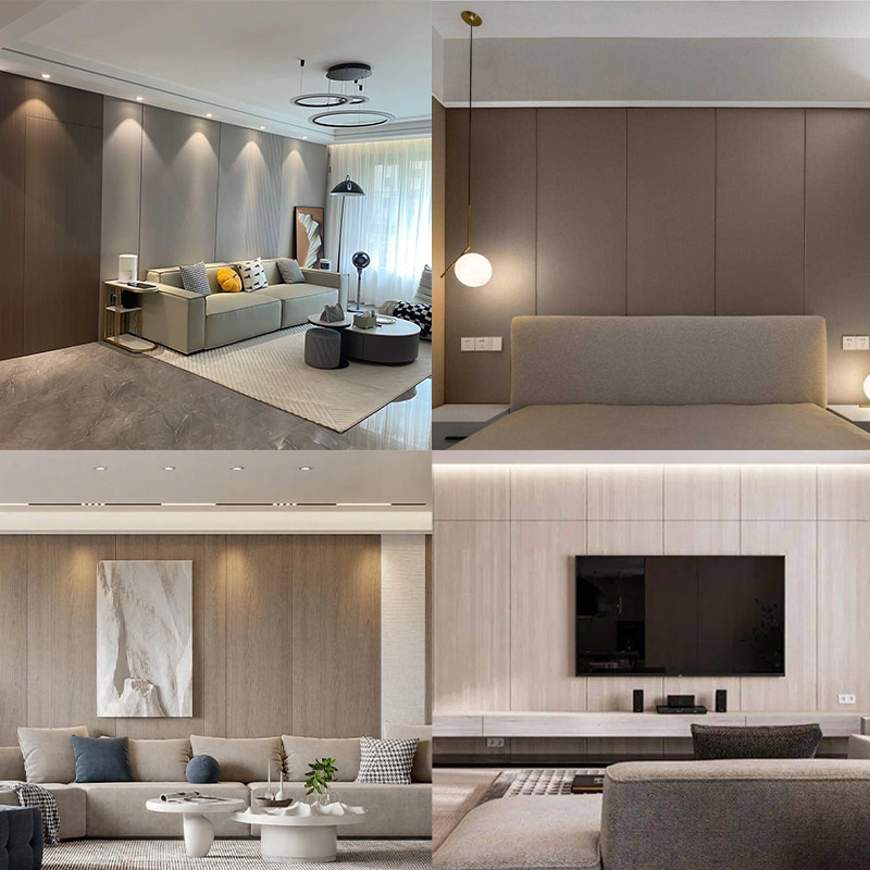 1220 × 2440 mm Ekologické PVC Drevená dyha Zrno Dekoratívne stenové panely pre vnútorné obklady stien Vodotesné Odolné proti poškriabaniu Jednoduchá inštalácia