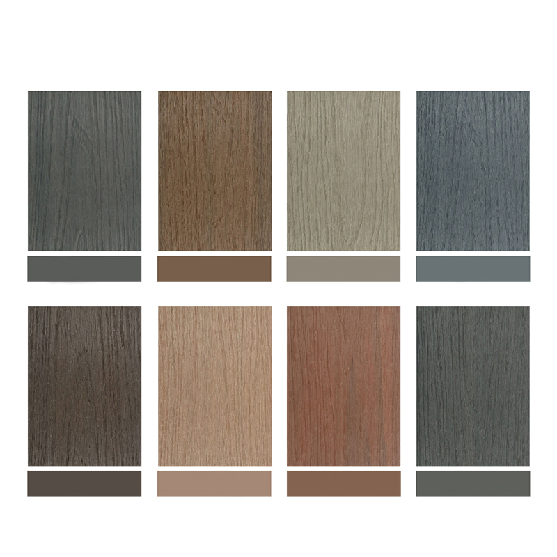 Wood Plastic Composite Wpc Fence Home Garden Courtyard Fence Panels Better Than Vinyl Pvc Fence Waterproof Outdoor Privacy Board Hdpe