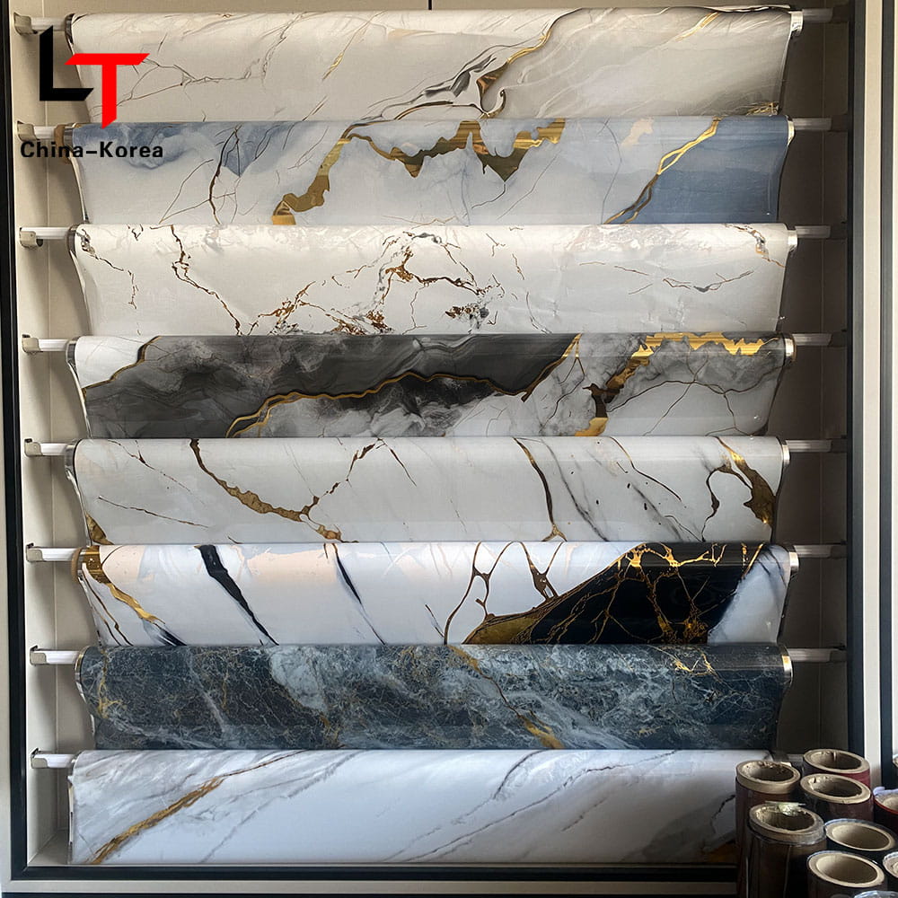 3D 5D tlač laminácia fólia na prenos tepla PVC fólia na dekoráciu nábytku Vákuová lisovacia fólia na dverový nástenný panel WPC UV doska