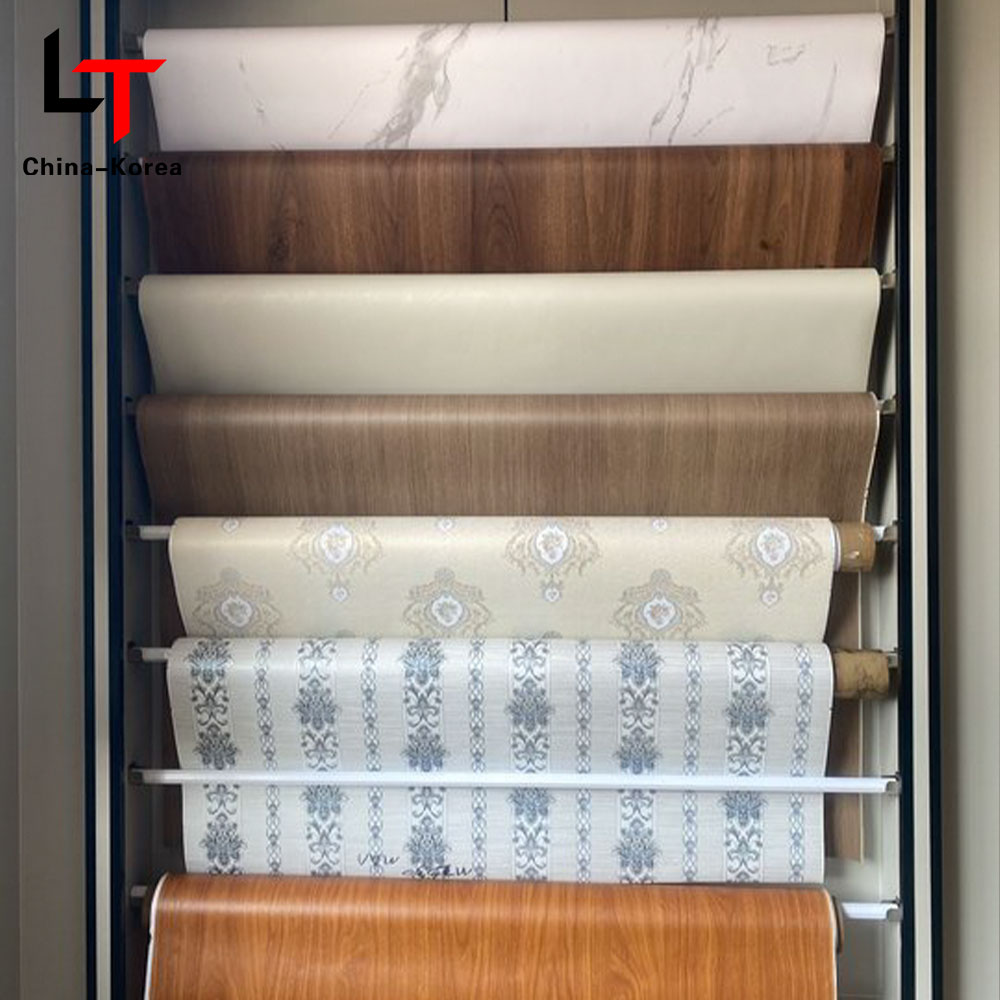 3D 5D tlač laminácia fólia na prenos tepla PVC fólia na dekoráciu nábytku Vákuová lisovacia fólia na dverový nástenný panel WPC UV doska