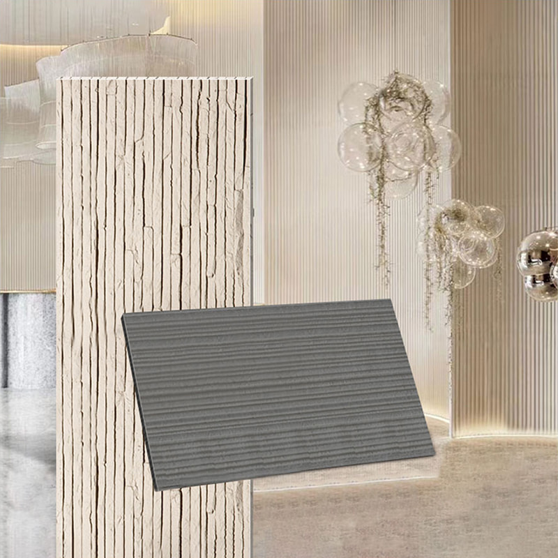 Moderný dizajn Ohňovzdorné ľahké stenové panely Nový materiál Obloženie z mäkkého kameňa Flexibilné dlaždice MCM Lineárne kamenné obklady stien