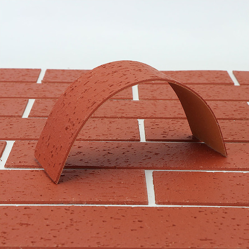 Moderný dizajn Ohňovzdorné ľahké stenové panely Nový materiál Obloženie z mäkkého kameňa Flexibilné dlaždice MCM Lineárne kamenné obklady stien