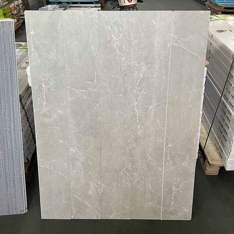 Biely a čierny mramor Drevené zrno Pevné jadro Interlock Click Lock Vinylová podlaha Piso PVC interiér Click Piso SPC podlaha